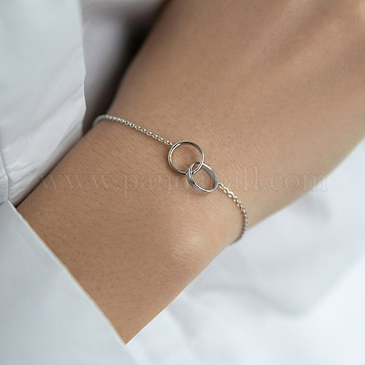 Комплекты браслетов и ожерелий с кольцами из стерлингового серебра TF4360-3-1