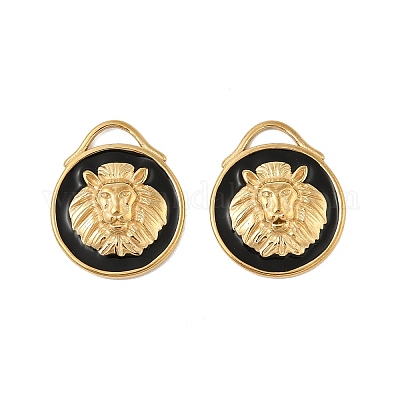 Подвески из нержавеющей стали 304 с эмалью STAS-P380-01G-1