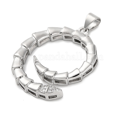 Стойки обшивки латунь микро проложить Циркон подвеску KK-M021-10P-1