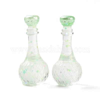 Муляж бутылки из прозрачной смолы кабошон RESI-E025-02B-1