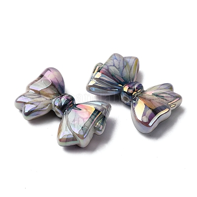 Непрозрачные акриловые бусины с печатью и УФ-покрытием OACR-G052-02B-1