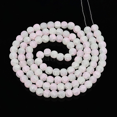 Стеклянные бусины кракле X1-GLAA-N009-8mm-01-1