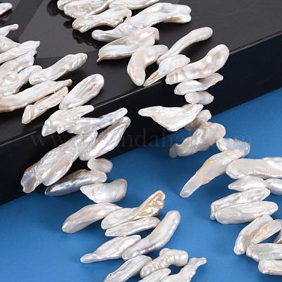 Природные Кеши жемчуг пряди PEAR-S020-J01-1