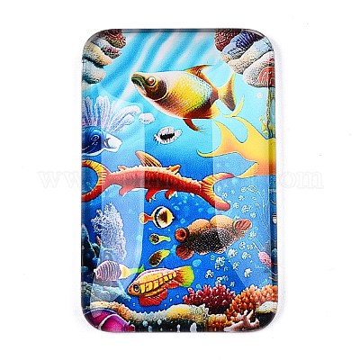 Кабошоны из стекла GGLA-T004-14G-1