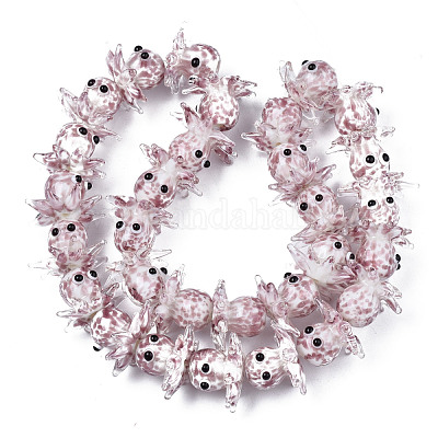 Бусины ручной работы ухабистой бисер нитей LAMP-N021-37E-1