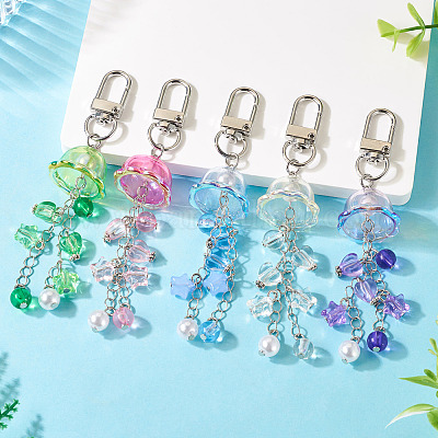 Подвеска из акрила и АБС-пластика с имитацией жемчуга HJEW-TAC0095-1