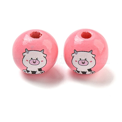 Европейский бисер из натурального дерева WOOD-F014-01D-1