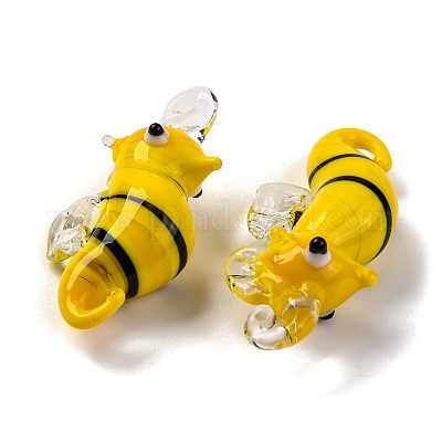 Подвески лэмпворк ручной работы LAMP-S068-08G-1