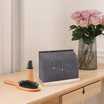 Подставки для ожерелья из искусственной кожи NDIS-WH0006-19B-1