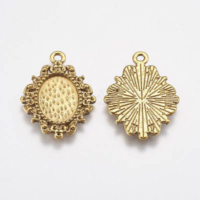 Сеттинги для кулона(кабошонов) PALLOY-EA500Y-AG-FF-1