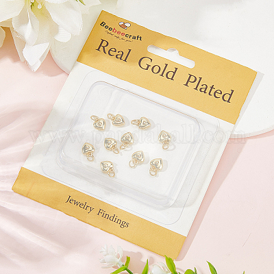 10шт латунные подвески&nbsp;KK-BBC0022-99C-1