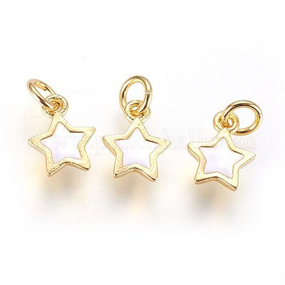 Эмаль латунные брелоки&nbsp;KK-G364-18G-01-1