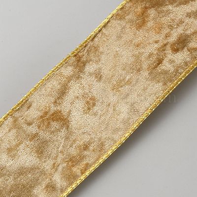 Полиэстеровые бархатные ленты SRIB-WH0011-321-1