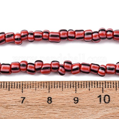 Бусы лэмпворк ручной работы&nbsp;BLOW-K001-01A-17-1