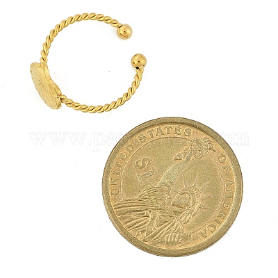 Кольца-манжеты из нержавеющей стали 304 для женщин RJEW-G338-09G-1