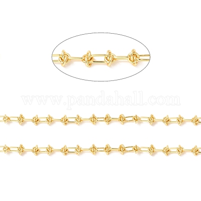 Латунные цепи с овальными и узловыми звеньями CHC-I040-06G-1