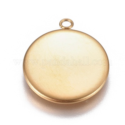 Ионное покрытие (ip) нержавеющая сталь 304 подвеска кабошон оправа STAS-G127-13-16mm-G-1