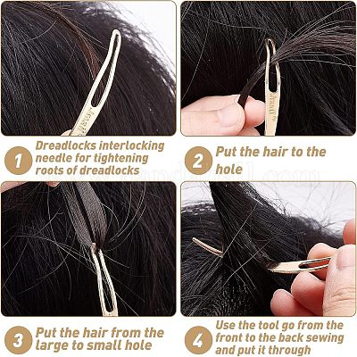 9 шт. 9 стиля железных дредов иглы для интерлока OHAR-NB0001-19-1