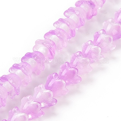 Прозрачные стеклянные бусины LAMP-H061-01C-03-1