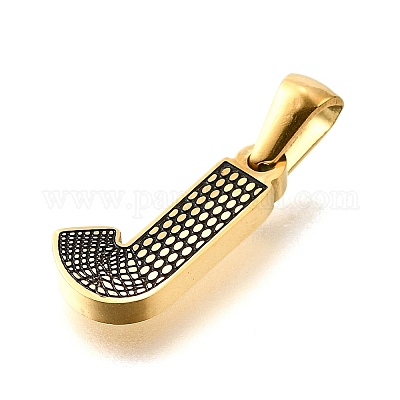 Подвески из нержавеющей стали 304 золотистого цвета STAS-K300-01G-J-1