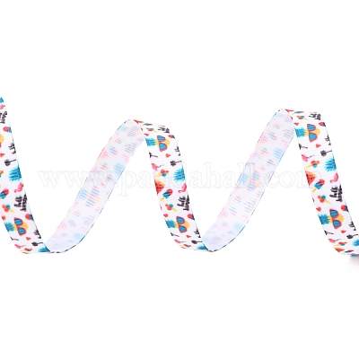 Полиэстер Grosgrain ленты SRIB-G009-01E-1