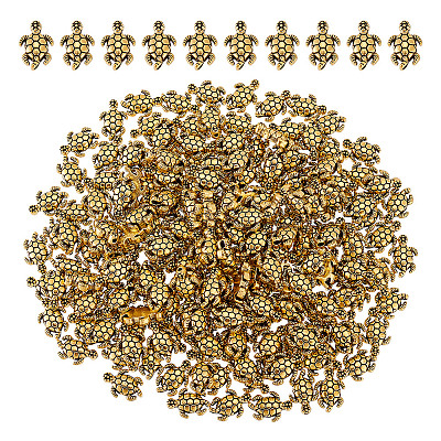 200 шт. бусины из сплава в тибетском стиле TIBEB-GO0001-10-1