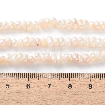 Нити из натурального культивированного пресноводного жемчуга PEAR-I007-02O-01-1