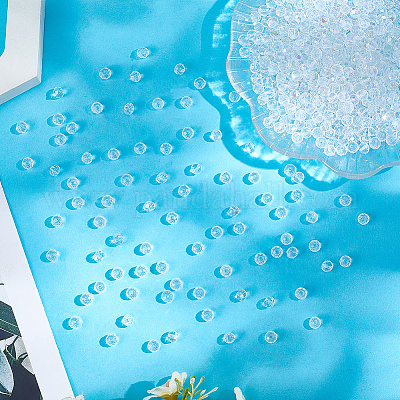 Стеклянные бусины с гальваническим покрытием  EGLA-LT0001-06C-1