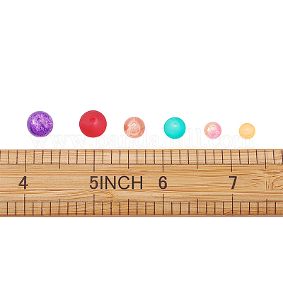 Прозрачные матовые стеклянные бусины и прозрачные хрустальные стеклянные бусины CCG-CD0001-01-1