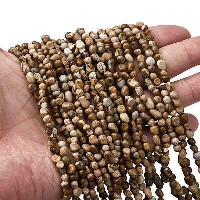 Естественного изображения яшмы бисер нитей G-I389-A10-1