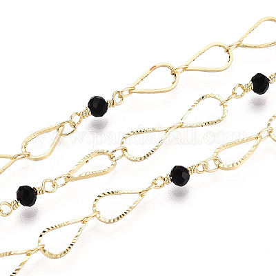 Латунные каплевидные звенья ручной работы CHC-T017-09-1