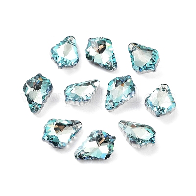 AB цвет гальваническим Гальваническим стеклянные подвески EGLA-O003-06C-06-1