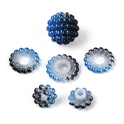 Имитация жемчуга акриловые&nbsp;OACR-T004-15mm-01-1