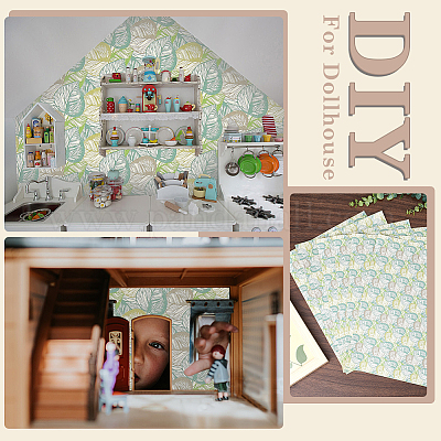 6шт миниатюрные обои AJEW-CP0008-28F-1