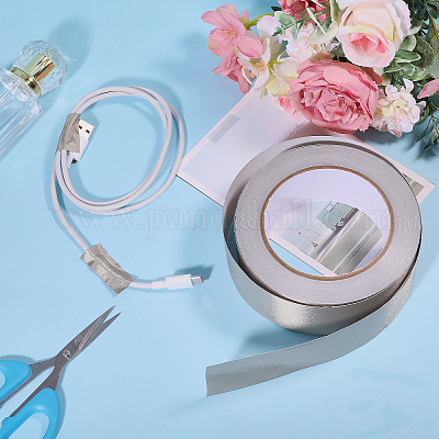 Клейкая лента из полиэфирной ткани AJEW-WH0596-025B-1