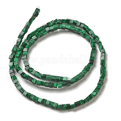 Синтезировать нити малахитовых бусин G-B064-A07-1