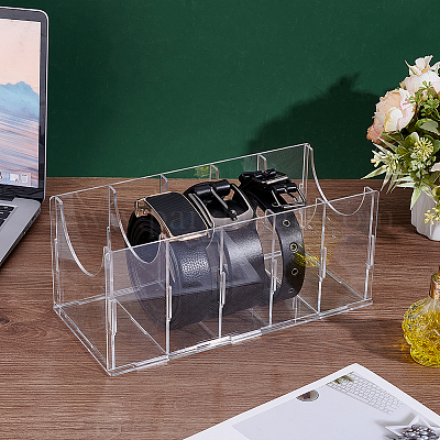 Акриловые держатели для хранения ремней AJEW-WH0348-670B-1