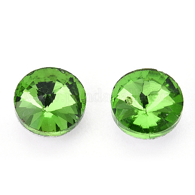 Заостренные заднее стекло горный хрусталь кабошоны RGLA-T086-6mm-20-1