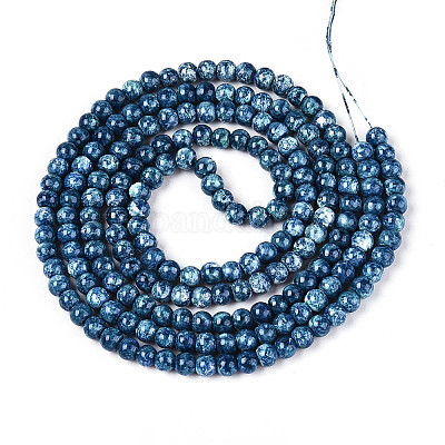 Выпечка краска бисер пряди DGLA-N016-4mm-10-1