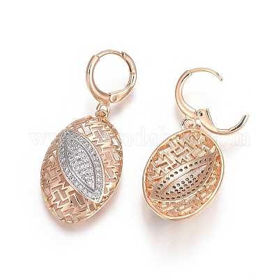 Латунные микро-плиты из кубического циркония SJEW-F189-04KCG-1