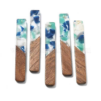 Подвески из смолы и ореха FIND-R051-07G-1