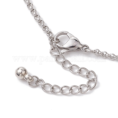 2шт 2 цвета 304 нержавеющая сталь слайдер браслет изготовление AJEW-JB01279-1