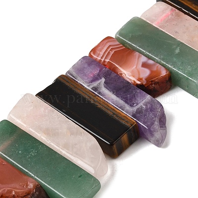 Природные смешанные камень бисер пряди G-S386-D08-1