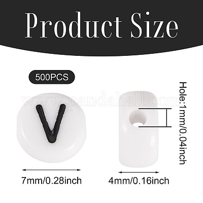 500шт акриловые бусины&nbsp;SACR-TA0001-55V-1