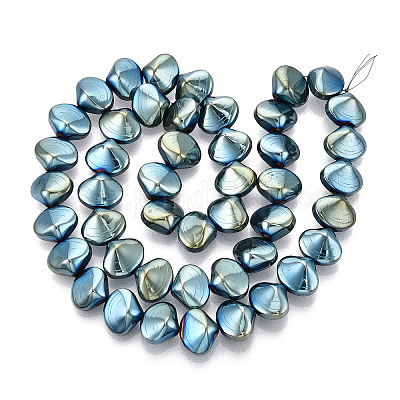 Гальванические нити из синтетических немагнитных гематитовых бусин G-T139-64D-1