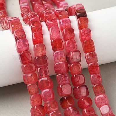 Естественные выветрившиеся агатовые бусины G-G177-E09-05-1