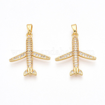 Латунные микро проложить кубического циркония подвески KK-T070-83G-1