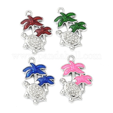 Подвески из сплава и страза&nbsp;FIND-C087-12P-1