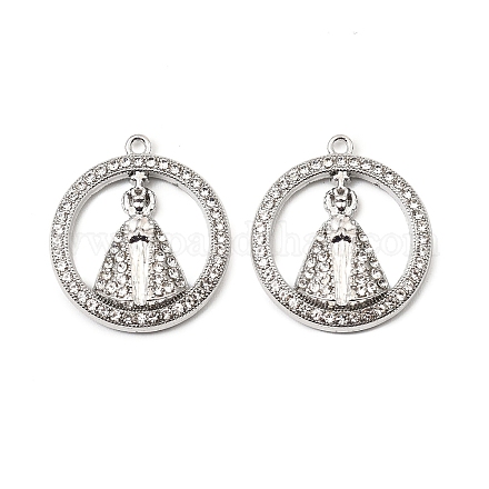 Подвески из сплава и страза FIND-B051-04P-1