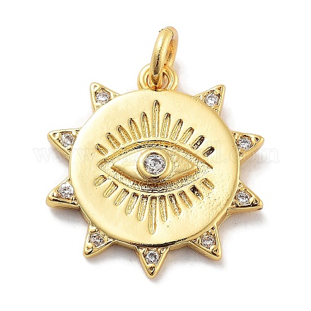 Стойки обшивки латунь микро проложить Циркон подвеску KK-Z071-80G-01-1